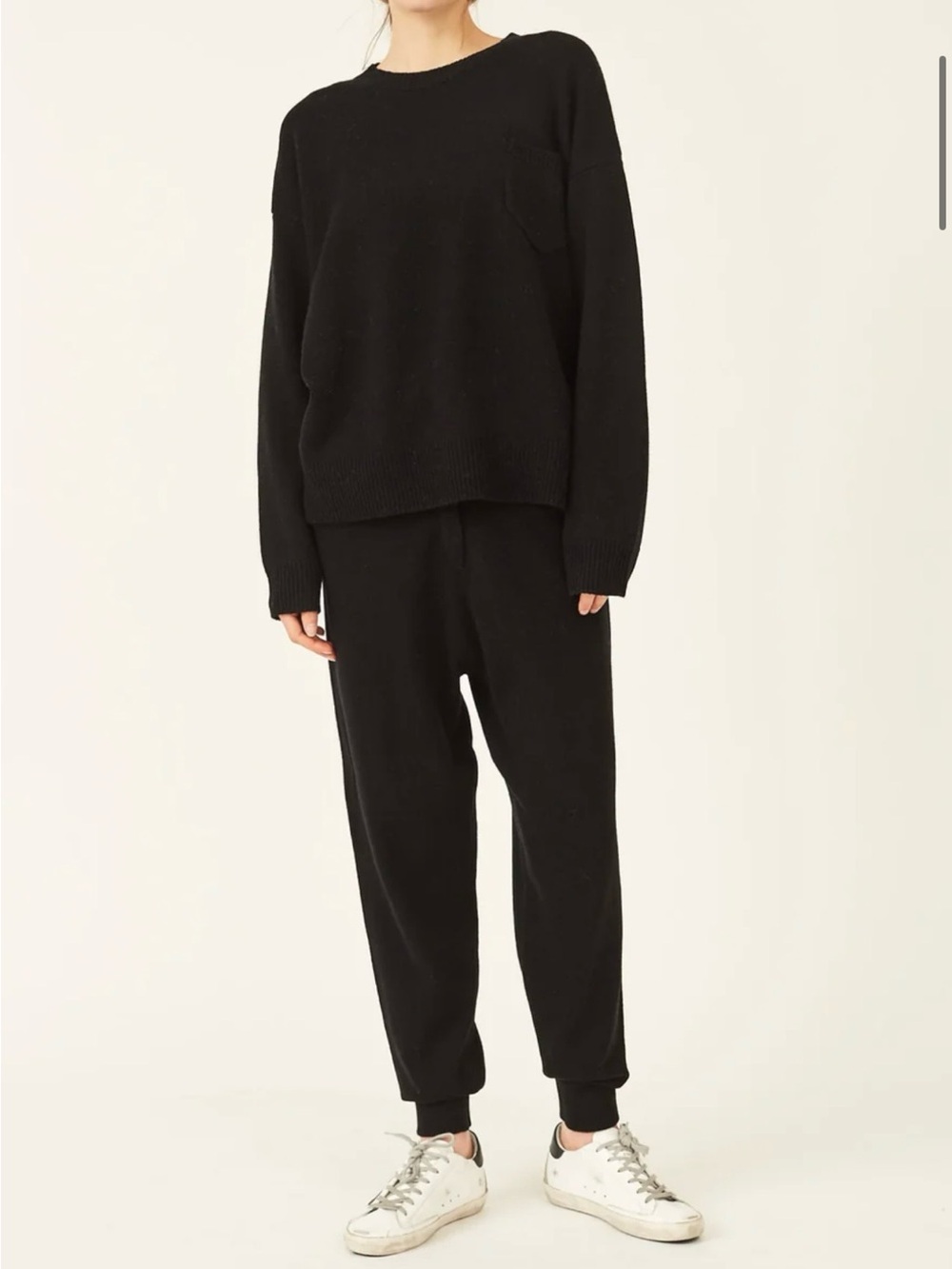 Naïf Montréal 100% Wool Jogger Pants Black S